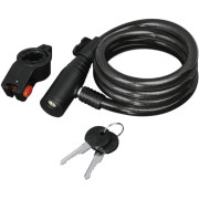 Hama 178110 Bicycle Spiral Cable Lock, 120 cm, black