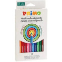 Primo 510MAXI12E Creioane Jumbo , 12 culori / 5,5 mm