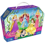 Пазл Trefl 53017 Puzzles - "70 glitter in a box" - Happy Princesses / Disney Princess
