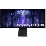 34" SAMSUNG Odyssey G8 S34BG850, Black, OLED, 3440x1440,175Hz, FreeSync, 0.03msGTG, 250cd, HDR, miniDP+mHDMI