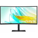 34" SAMSUNG S34C650UA, Black, VA-Curved, 3440x1440,100Hz, 5ms, MegaDCR, 350cd, LAN, HDMI+DP+TypeC