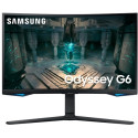 27" SAMSUNG Odyssey G6 S27BG650EI, Black, Curved-VA 2560x1440, 240Hz, 1ms, 300cd, DP+HDMI, TizenOC