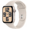 Apple Watch SE 2 44mm Aluminum Case with Starlight Sport Band - M/L, MRE53 GPS, Starlight