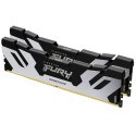 48GB (Kit of 2*24GB) DDR5-6400  Kingston FURY® Renegade Silver DDR5, PC51200, CL32, 1.4V, 1Rx8, Auto-overclocking, Symmetric SILVER Large heat spreader, Intel XMP 3.0 Ready  (Extreme Memory Profiles)