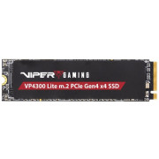 M.2 NVMe SSD 2.0TB VIPER (by Patriot) VP4300 LITE, ultra-thin heatspreader, Interface: PCIe4.0 x4 / NVMe 2.0, M2 Type 2280 form factor, Seq Read 7400 MB/s, Write 6400 MB/s, Random Read 1000K IOPS, Write 700K IOPS, HMB, Thermal Throttling, PS5 Compatible, 