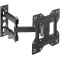 Wall Mount KIVI MOTION-223 Black 23" - 43" Long Full Motion, max.30kg, VESA mm: up to 200x200mm