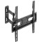 Wall Mount KIVI MOTION-443A Black 32" - 55" Full Motion, max.35kg, VESA mm: up to 400x400mm
