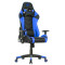 Gaming Chair Havit GC932, Headrest & Lumbar cushion, 2D Armrest, 166 degrees, Black/Blue