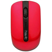 Wireless Mouse Havit HV-MS989GT, 800-1600dpi, 4 buttons, Ambidextrous, 1xAA, 2.4Ghz, Black/Red