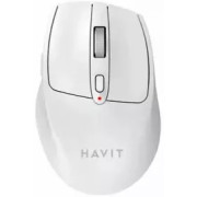 Wireless Mouse Havit MS61WB, 1200-3200dpi, 6 buttons, Ergonomic, 1xAA, 2.4Ghz, White