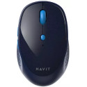 Wireless Mouse Havit MS76GT plus, 1000-1600dpi, 6 buttons, Ambidextrous, 1xAA, 2.4Ghz, Blue