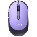 Wireless Mouse Havit MS78GT, 1200-3200dpi, 6 buttons, Ambidextrous, 1xAA, 2.4Ghz, Purple