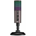 Microphones Havit GK61, Cardioid, 100Hz-18kHz, -33±2dB, Touch mute key, 1.8m. RGB, USB, Black/Ochre