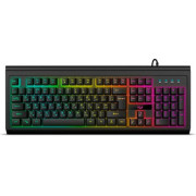 Gaming Keyboard SVEN KB-G8400, 12 Fn keys, Macro, RGB, Braided cable, 1.8m, Black, USB
