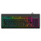 Gaming Keyboard SVEN KB-G8400, 12 Fn keys, Macro, RGB, Braided cable, 1.8m, Black, USB
