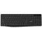 Wireless Keyboard Genius KB-7200, 12 Fn Keys, Chocolate keys, Battery indicator, 2xAAA, 2.4 GHz, EN/RU, Black