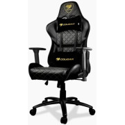 Gaming Chair Cougar HOTROD Royal Black/Gold, User max load up to 136kg / height 155-190cm