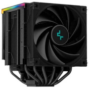 DEEPCOOL Cooler AK620 DIGITAL, Socket LGA2066/2011-v3/2011/1700/1200/1151/1150/1155 & AM5/AM4, 2x fans:120x120x25mm, 500~1850 RPM±10%, <28 dB(A), 68.99 CFM, 4-pin PWM,Fluid Dynamic Bearing, Sleek low-profile magnetic status display and ARGB LED strips, 