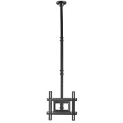 TV-Ceiling Mount for 37-70"- Gembird CM-70ST-01, Full motion, max. 50 kg, up to 60 degrees swivel and 30 degrees tilting, Distance from the ceiling: 698 - 1568 mm, max. VESA 400 x 400, Black