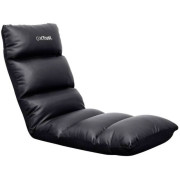 Trust FOLDABLE gaming floor chair GXT 718 RAYZEE - Black, PU leather, Adjustable back rest angle0-90, height user 100-195 cm, up to 125kg