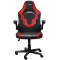 Trust Gaming Chair GXT 703R RIYE - Black/Red, PU leather and breathable fabric, adjustable gaming chair with a strong frame, flip-up armrests, Class 4 gas lift, up to 140kg