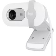 Camera Logitech BRIO 100, 1080p/30fps, FoV 58°, 2MP, Fixed Focus, Shutter, 1.5m, White
