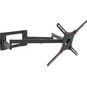 Wall Mount Barkan BM464XL Black 13"-80" Full Motion, max.50kg, VESA mm: up to 600x400mm