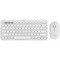 Wireless Keyboard & Mouse Logitech Pebble 2 Combo, Compact, Low-profile, Multi-Device, 4000dpi, 3 buttons, 2xAAA/1xAA, 2.4Ghz+BT, EN, White