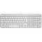 Wireless Keyboard Logitech MX Keys S, Ultra thin, Premium typing, Metal plate, F-keys, Backlit, 10M, 2.4Ghz+BT, EN, Pale Gray