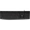 Keyboard SVEN KB-S305, Low profile keys, Black, USB