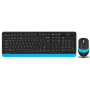 Wireless Keyboard & Mouse A4Tech FG1010 Black/Blue
