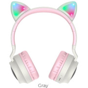 HOCO W27 Cat ear wireless headphones Gray