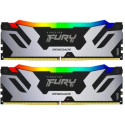 96GB DDR5-6400MHz  Kingston FURY Renegade RGB (Kit of 2x48GB) (KF564C32RSAK2-96), CL32-39, 1.4V, Silver/Black