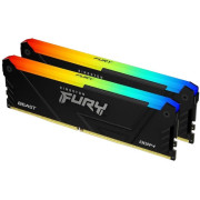 64GB DDR4-3200MHz Kingston FURY Beast RGB (Kit of 2x32GB) (KF432C16BB2AK2/64), CL16, 1.35V, Blk