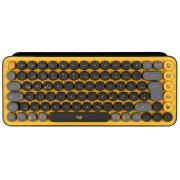 Wireless Keyboard Logitech POP Keys, Mechanical, Compact design, F- keys, Emoji Keys, 2xAAA, 2.4Ghz+BT, EN, Blast