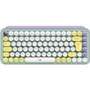 Wireless Keyboard Logitech POP Keys, Mechanical, Compact design, F- keys, Emoji Keys, 2xAAA, 2.4Ghz+BT, EN, Daydream