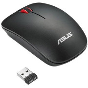 ASUS WT300 Wireless Optical Mouse, Black/Red, RF 2.4 GHz, Resolution 1000dpi/1600dpi, 2.4GHz Nano Dongle USB