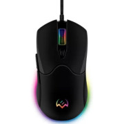 Gaming Mouse SVEN RX-G840, 200-7000 dpi, 6 buttons, 150g, Ambidextrous, Programmable, Built-in memory, RGB, 1.8m, USB, Black