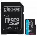 512GB MicroSD (Class 10) UHS-I (U3) +SD adapter, Kingston Canvas Go! Plus SDCG3/512GB (170/90MB/s)