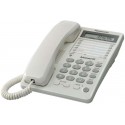 Panasonic KX-TS2362UAW, White Phone, 16-digit LCD