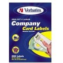 CD-Labels Company Card (200 psc), Verbatim