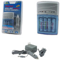 V-1000 Digital Ni-MH/Ni-Cd Fast Charger, 2-3 hours, Car Adapter, 110V