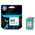 HP №343 Color Ink Cartridge (7ml), 260 pages at 15% coverage, Malaysia.