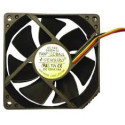 Cooler 80x80 for case, Gembird, ball bearing, 3 pin, 12V, 0.16A
