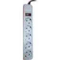 Фильтр импульсных помех PowerCube, 5 outlets, 1.5 m, gray