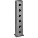 Hama DVD Tower 64 DVD silver с открывающейся дверцей, 51227