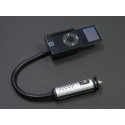 XtremeMac MicroFlex II Car Charger for iPod Nano, black