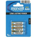 Maxell Super Alkaline LR03-4, AAA in 4Pk clamblister