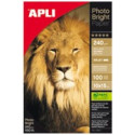 APLI Фотобумага глянцевая яркая 10x15, 240g., 100 листов