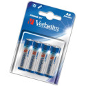 Verbatim AA Alkaline Battery 4 Pack, 49921